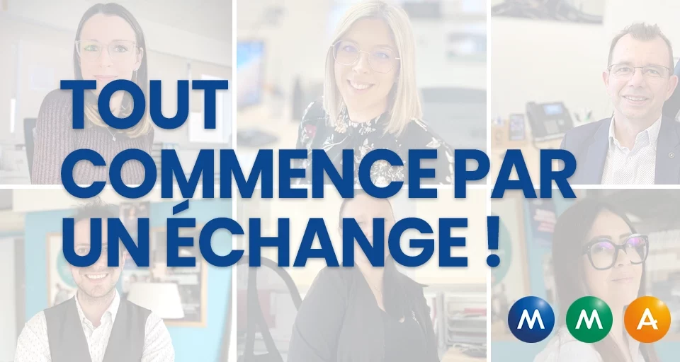 échange avec un conseiller MMA toulon, bannière pour le site internet d'assurance