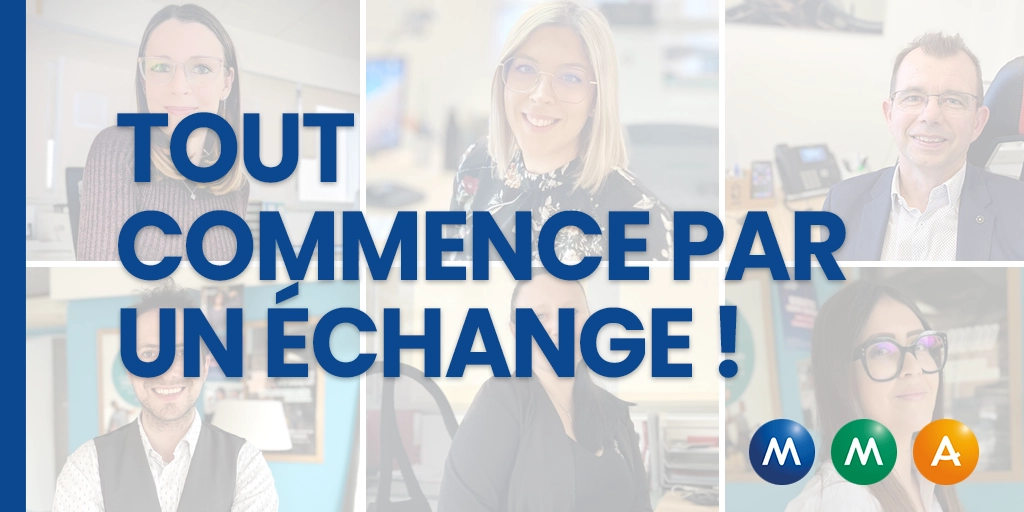 échange avec un conseiller MMA toulon, bannière pour le site internet d'assurance